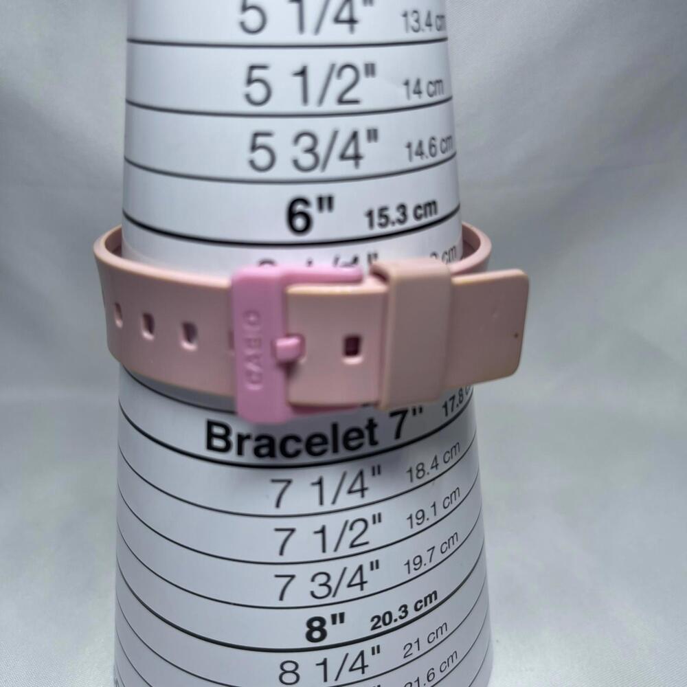 Casio Women's 100m Analog Pink Resin Watch LRW-200H - NEW Battery - Picture 7 of 7
